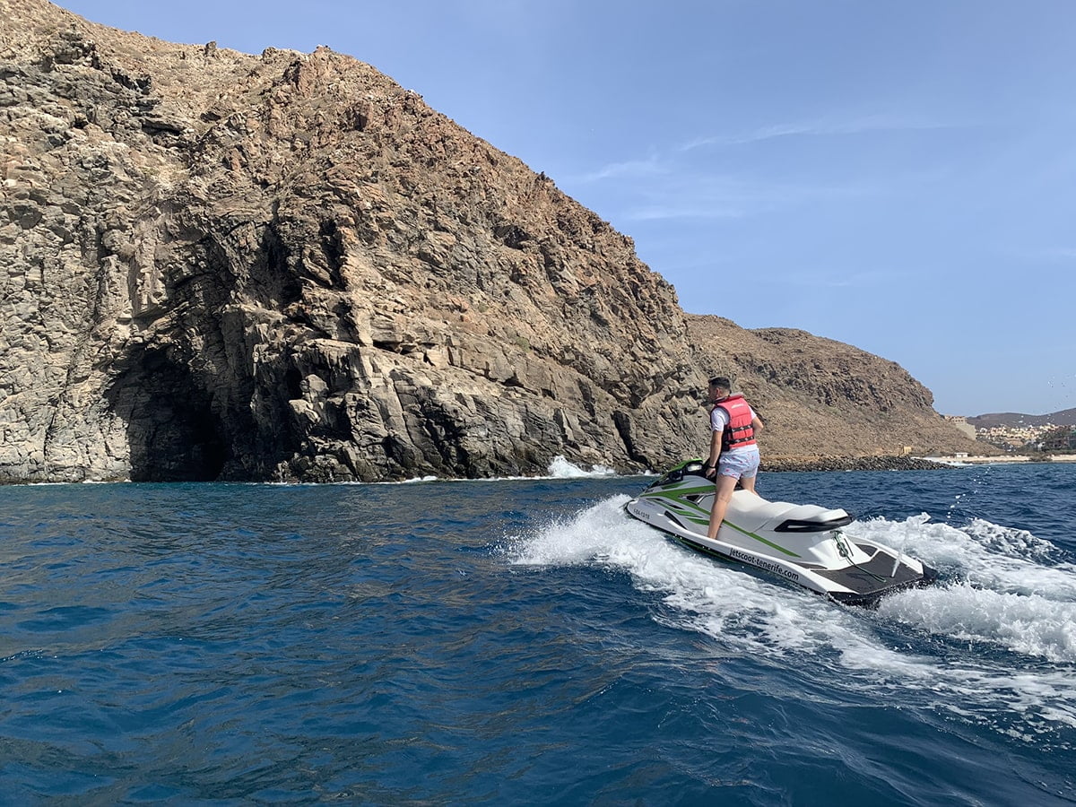 Aventura en moto de agua Tenerife